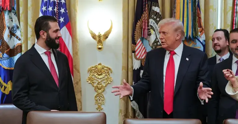 আহমেদ আল শারা, ডোনাল্ড ট্রাম্প